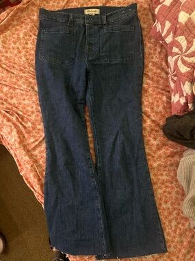Madewell Indigo High-Rise Wide Leg Jeans